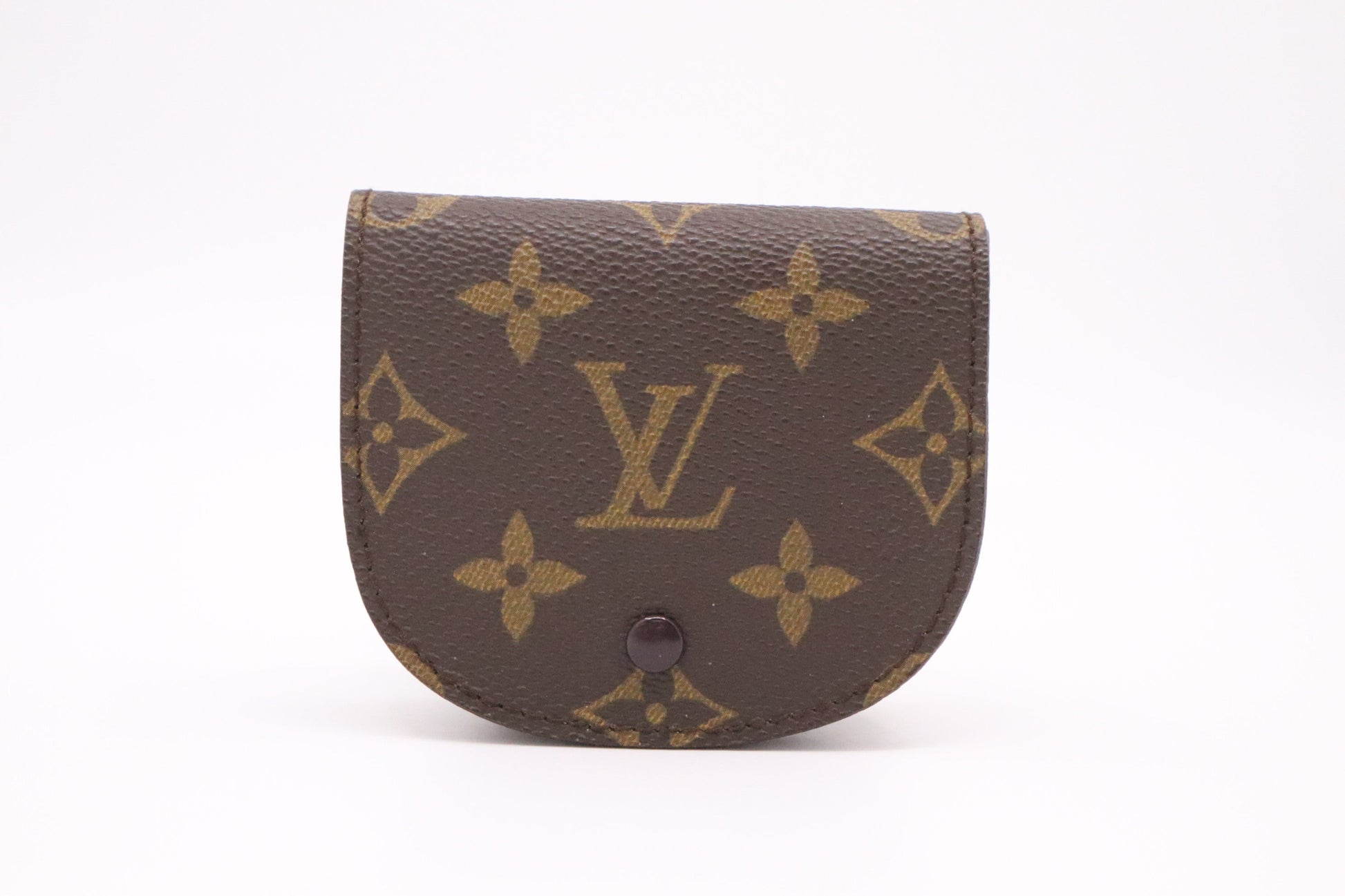 Louis Vuitton Porte Monnaie Gousset Monogram Canvas Handbag