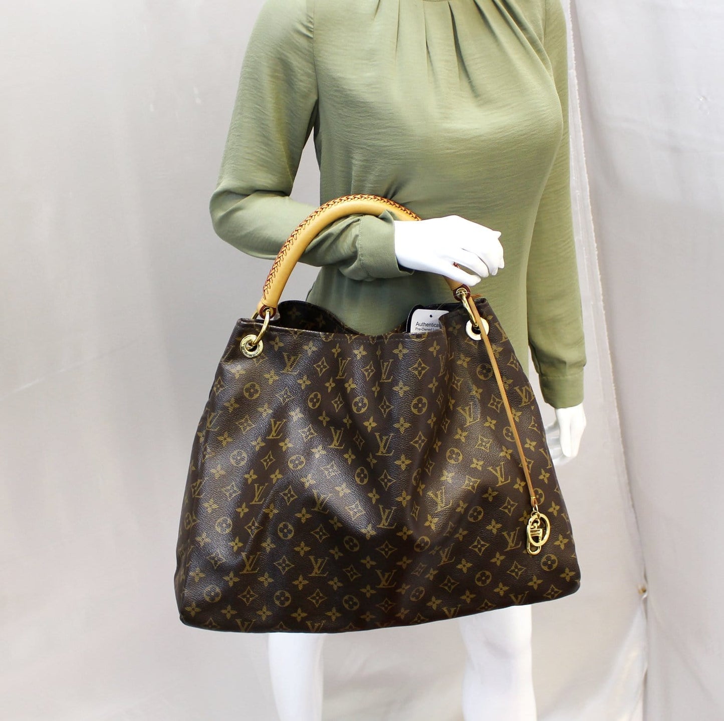Louis Artsy Gm Tote Hobo Handbag Limited Monogram Shoulder Bag