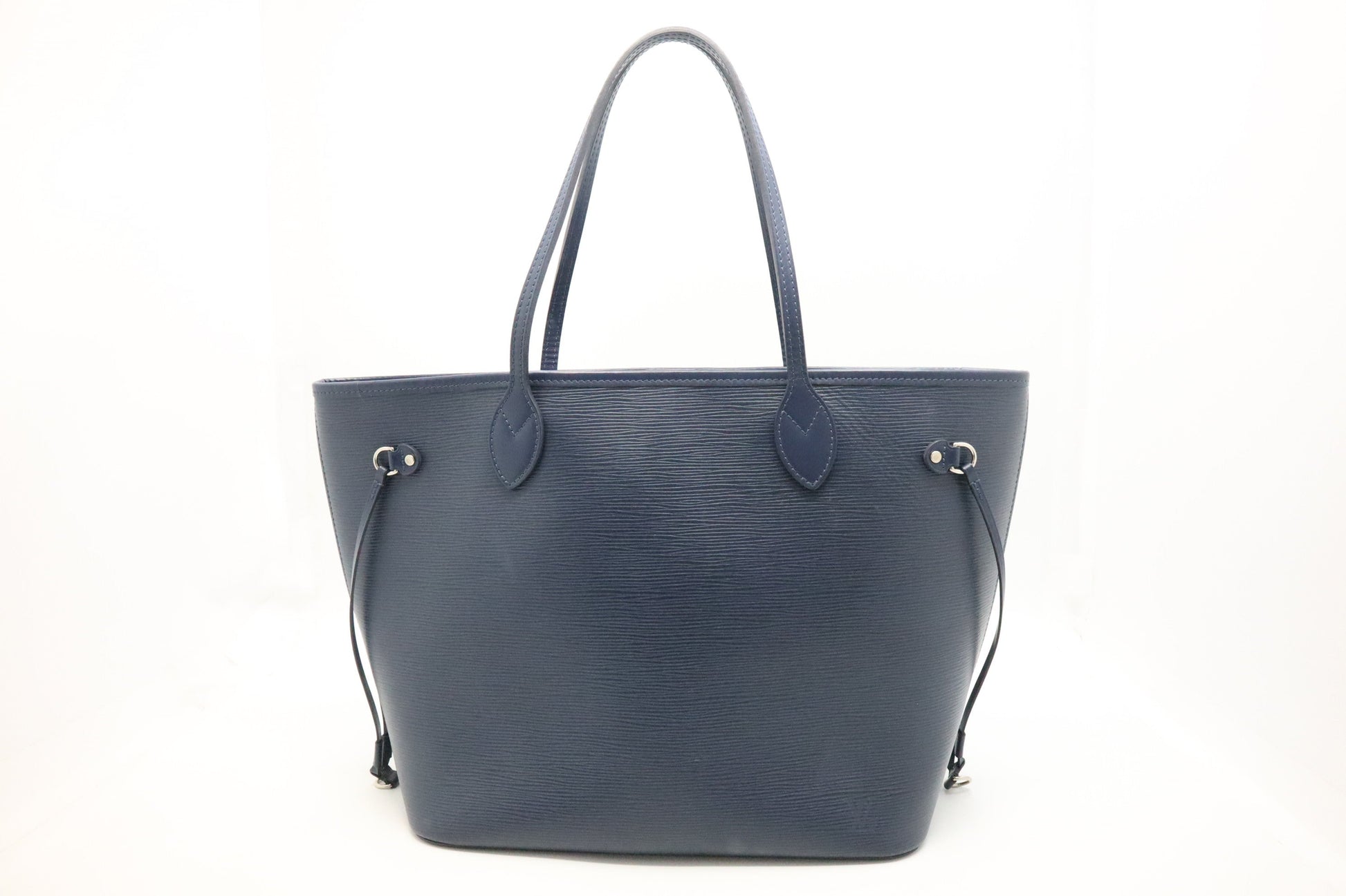 Louis Vuitton Neverfull MM Navy Epi Leather Blue Tote Bag Epi Leather