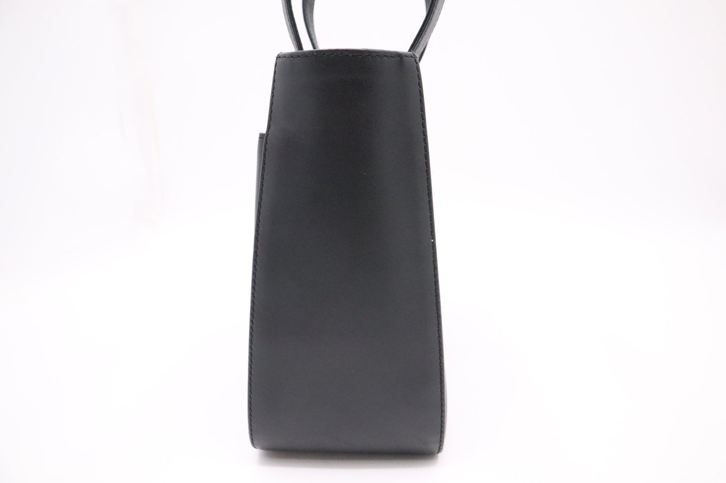 Burberry Handbag In And Checked Leather Canvas Black Travel Bag