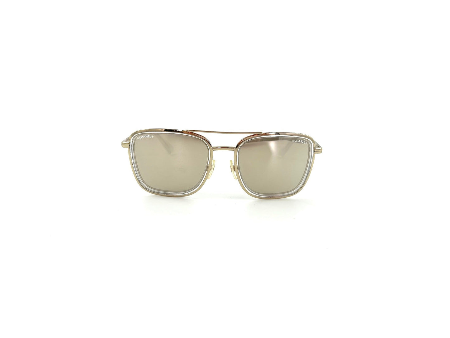 CHANEL Aviator  ed 4241 Gold CC Sunglasses
