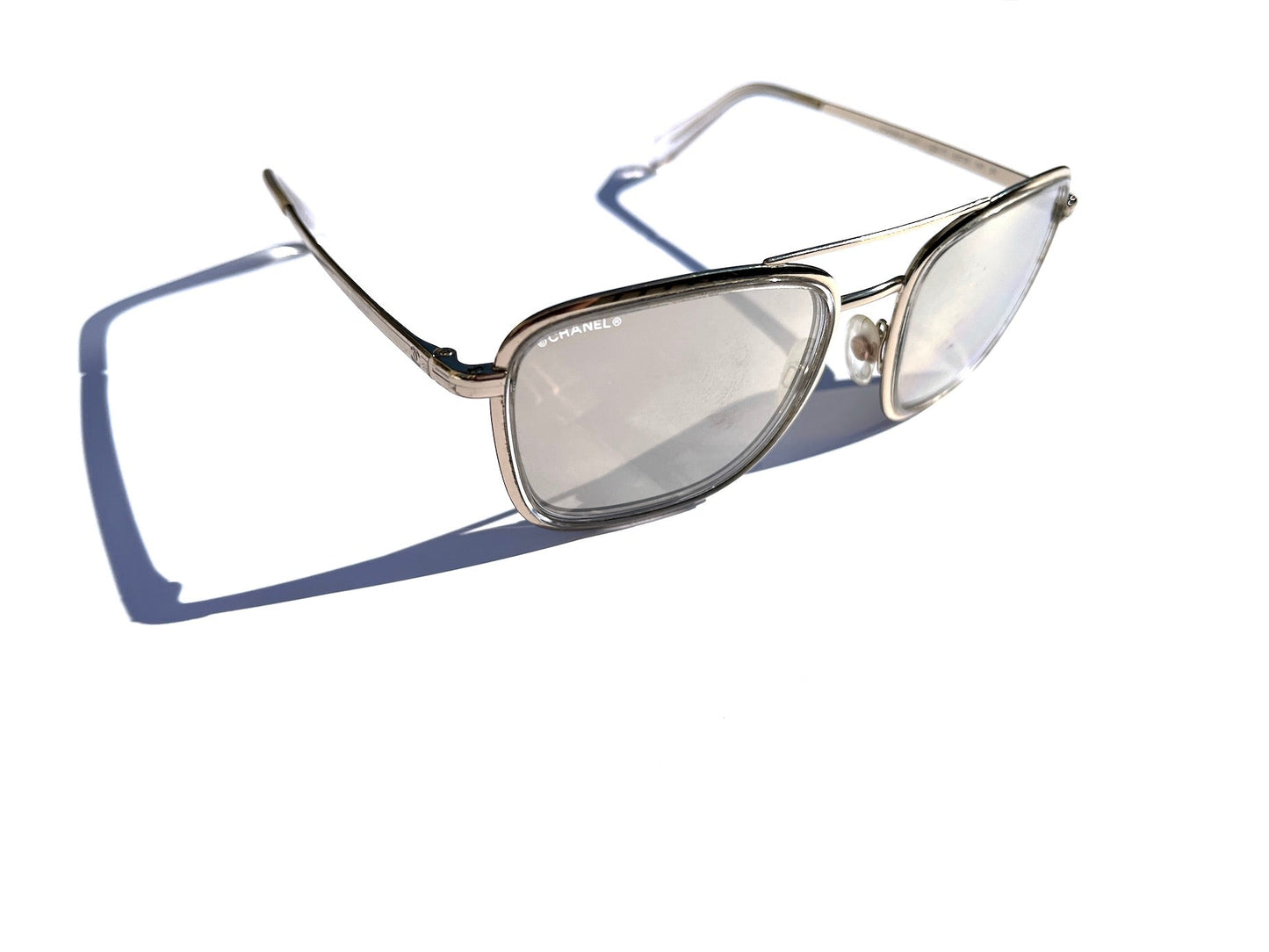 CHANEL Aviator  ed 4241 Gold CC Sunglasses