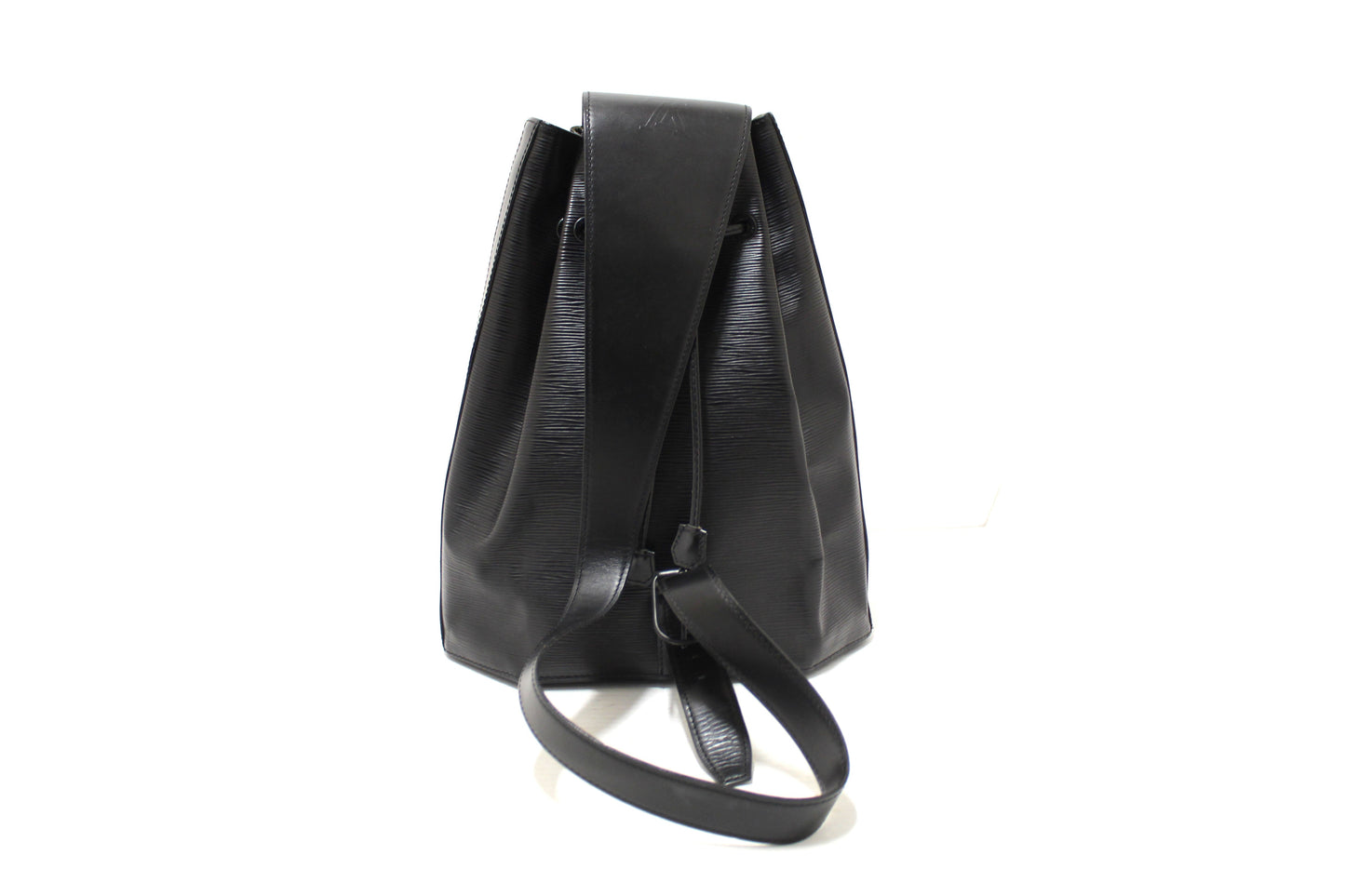 Louis Vuitton Black Epi Leather Sac a Dos Drawstring Sling Bag