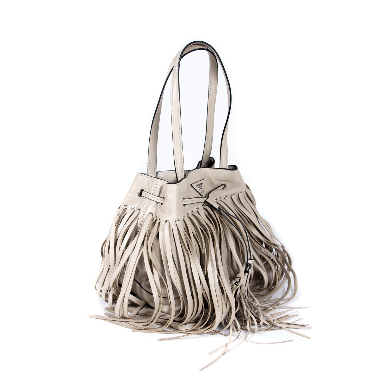 Prada Fringes Bag Bucket Bucket Bag