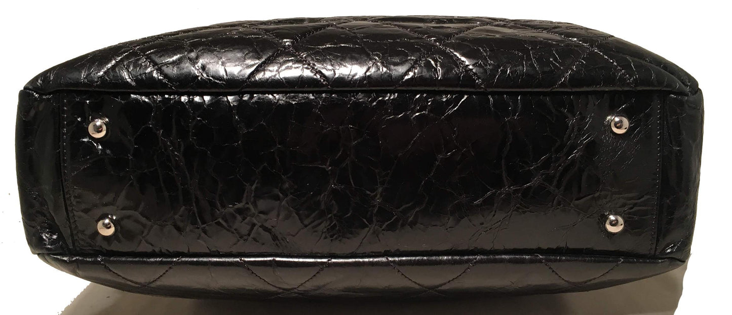 Chanel Black and Grey Portobello Tote
