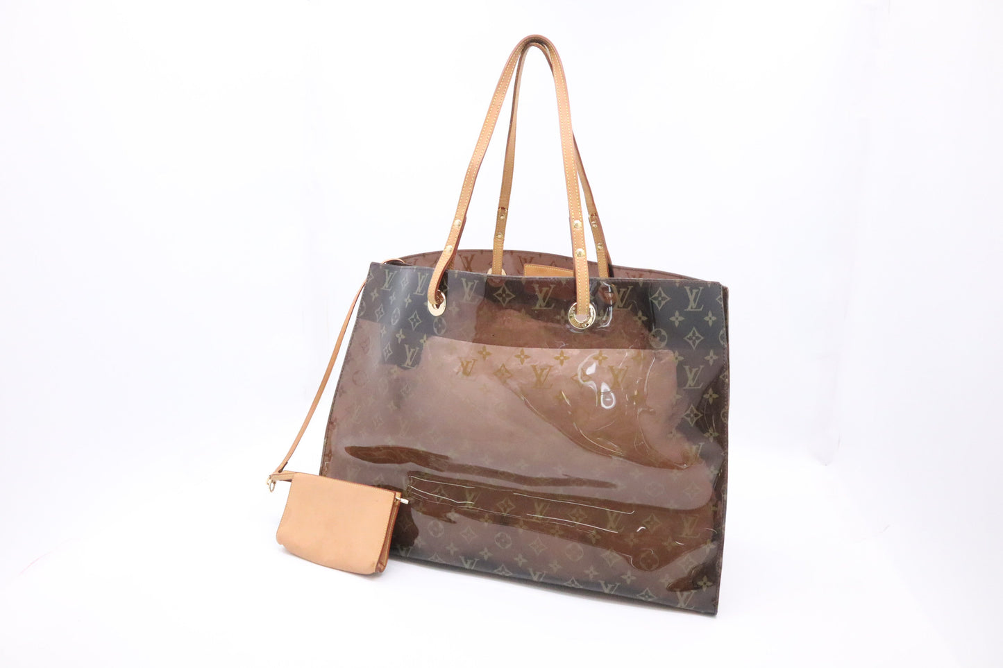 Louis Vuitton Cabas Cruise Ambre PVC Handbag