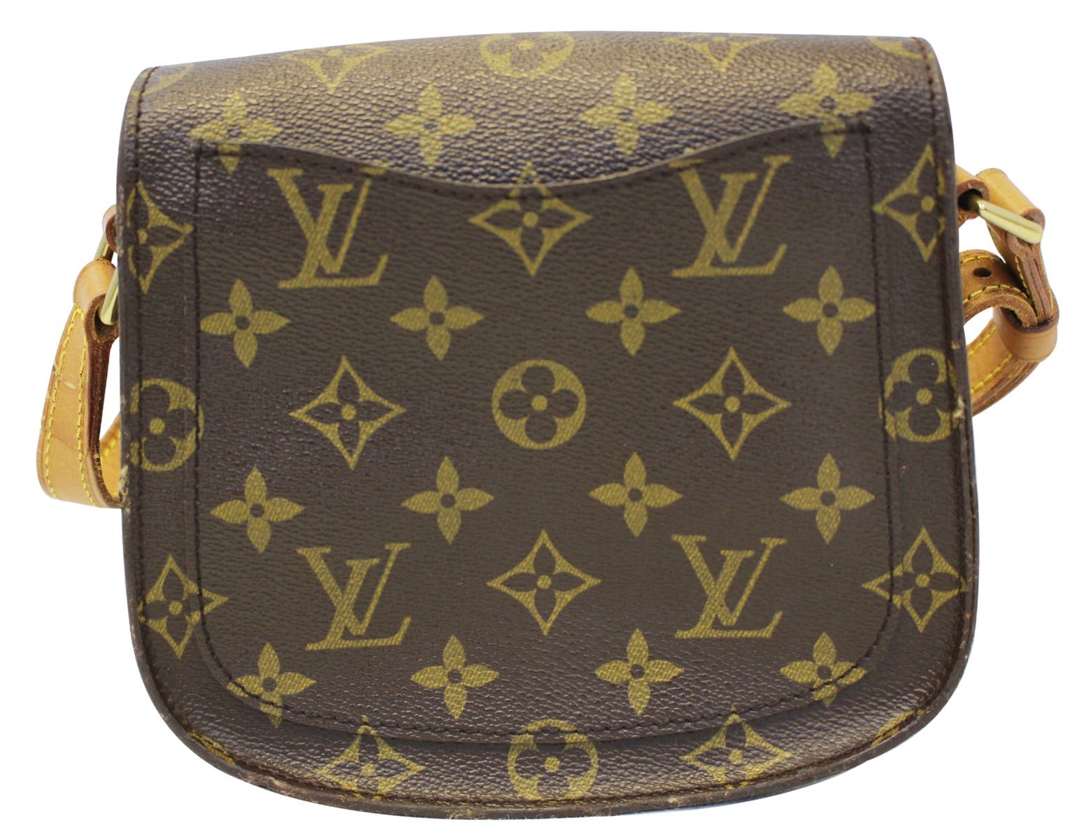 Louis Saint Cloud Pm Shoulder Bag Canvas Monogram