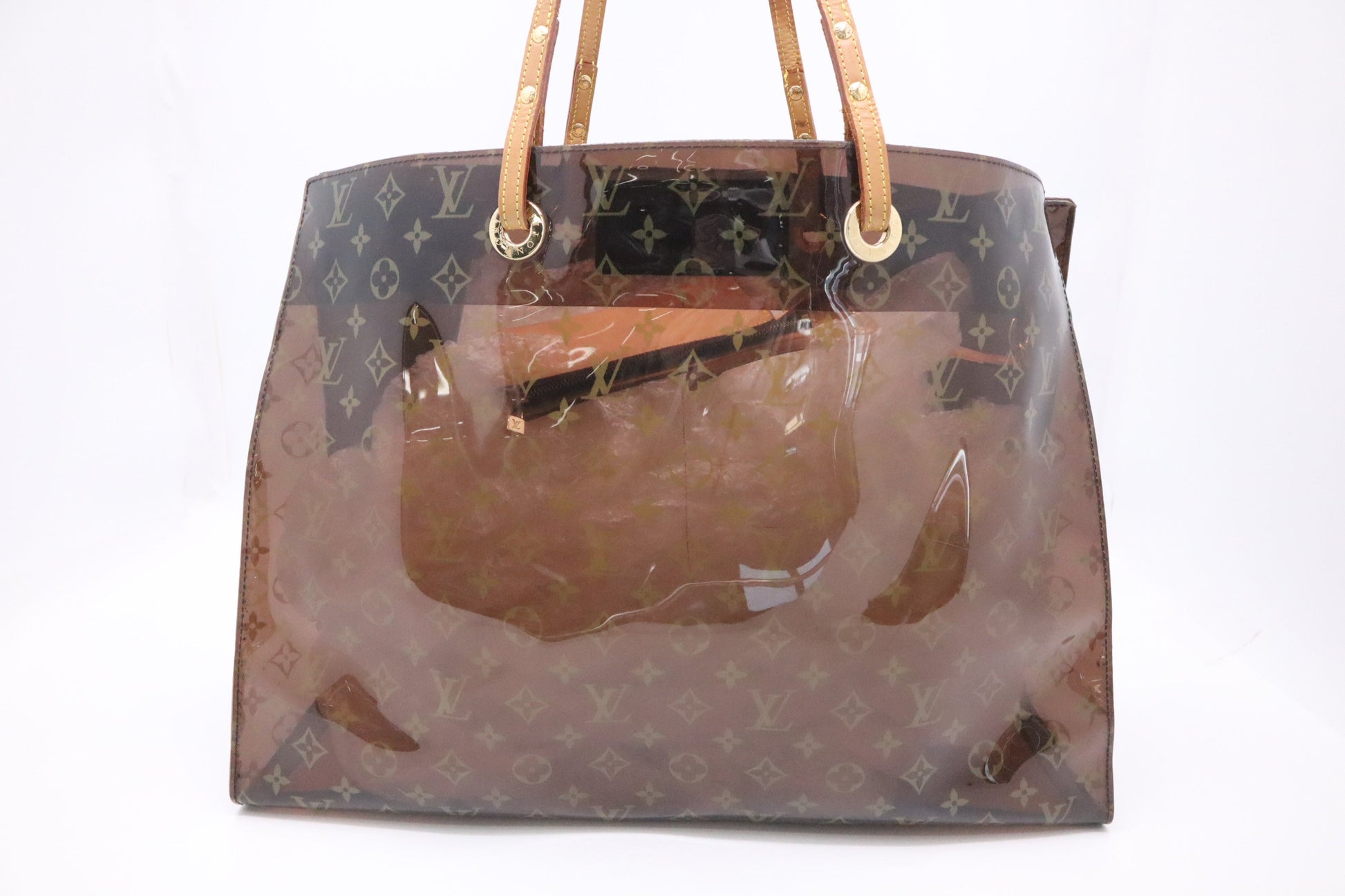 Louis Vuitton Cabas Cruise Ambre PVC Handbag