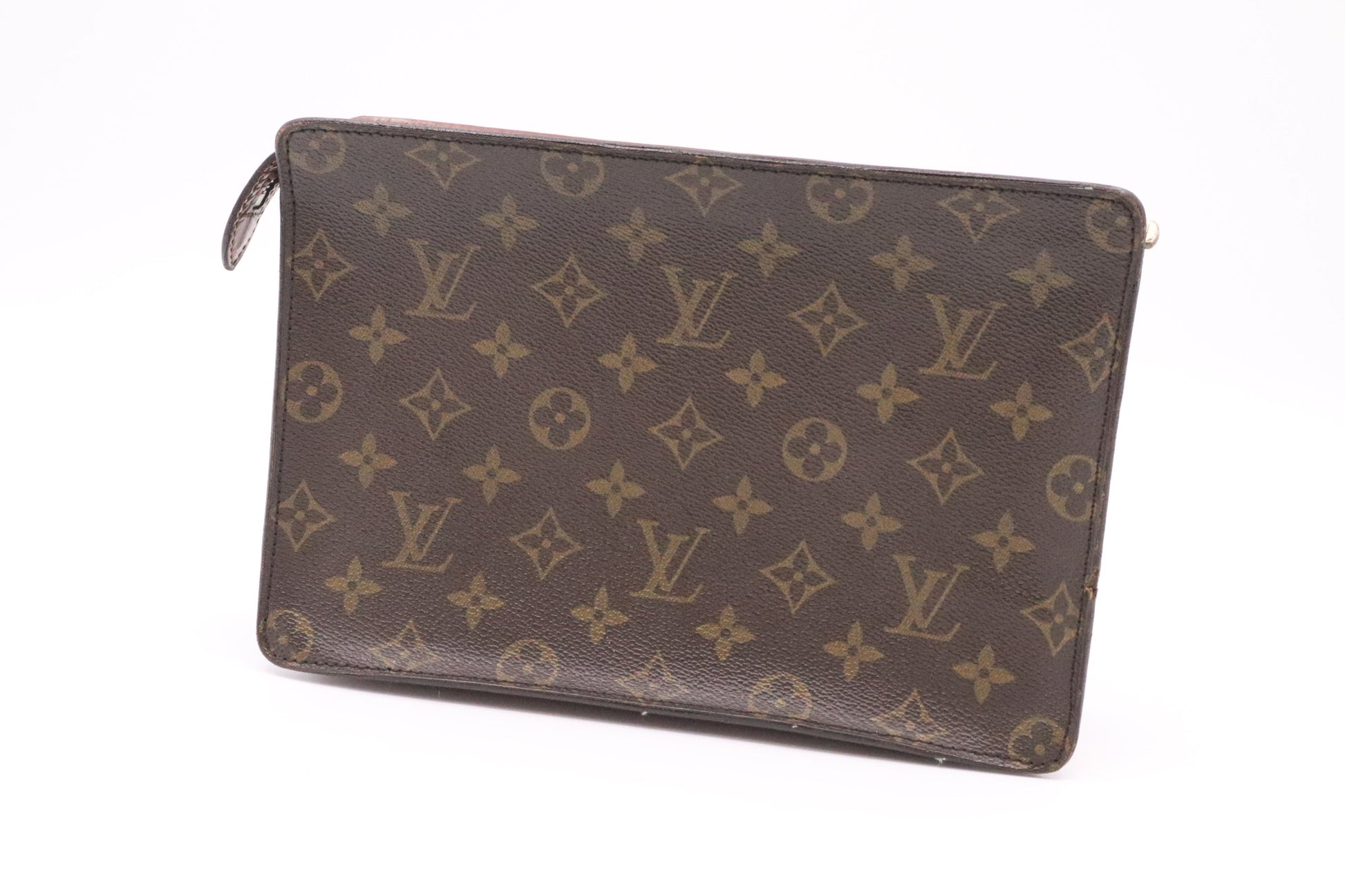 Louis Vuitton Pochette Homme Monogram Canvas Clutch Bag