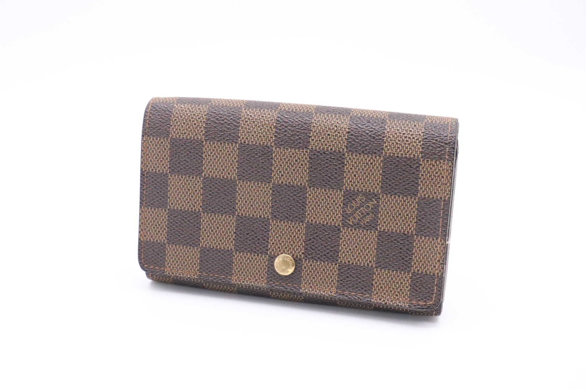 Louis Vuitton Ebene Damier Wallet Case