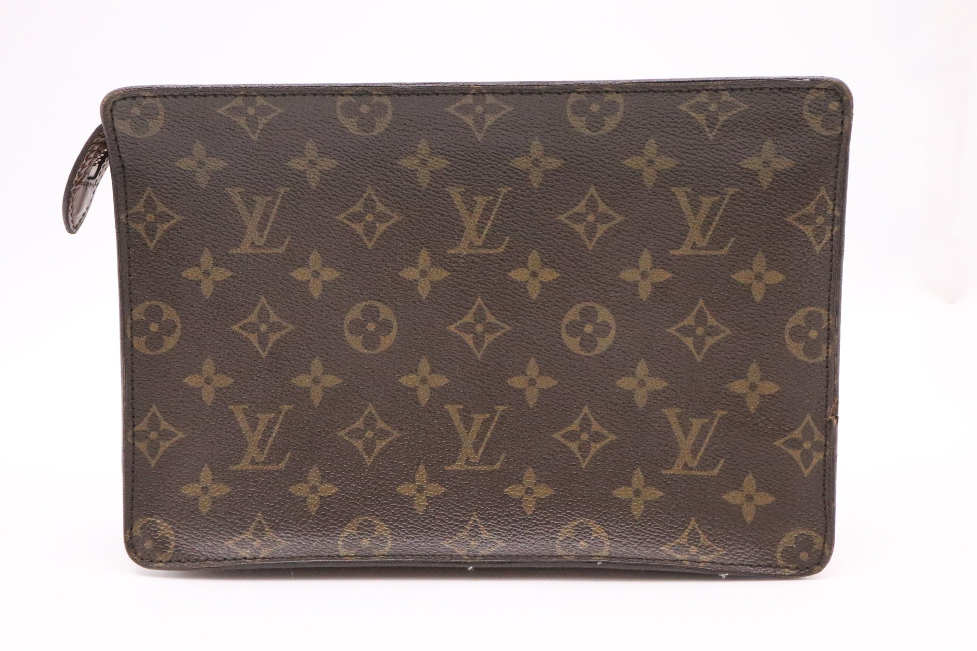 Louis Vuitton Pochette Homme Monogram Canvas Clutch Bag