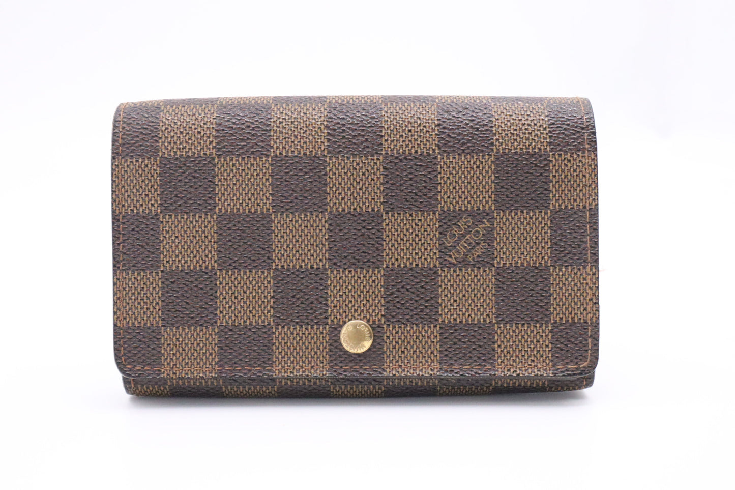 Louis Vuitton Ebene Damier Wallet Case