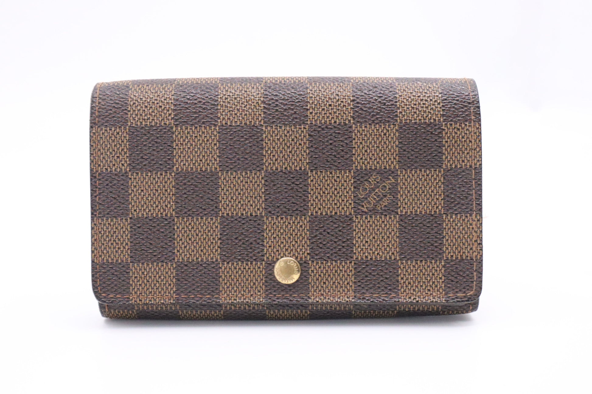 Louis Vuitton Ebene Damier Wallet Case