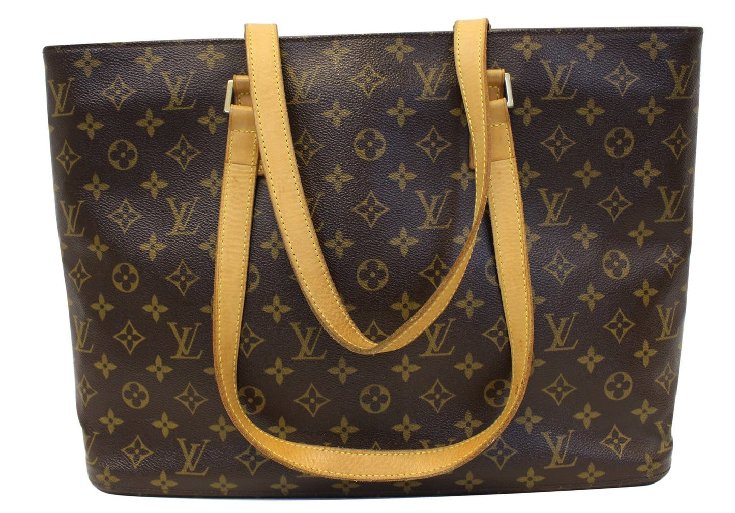 Louis Luco Tote Handbag Canvas Monogram Tote Bag
