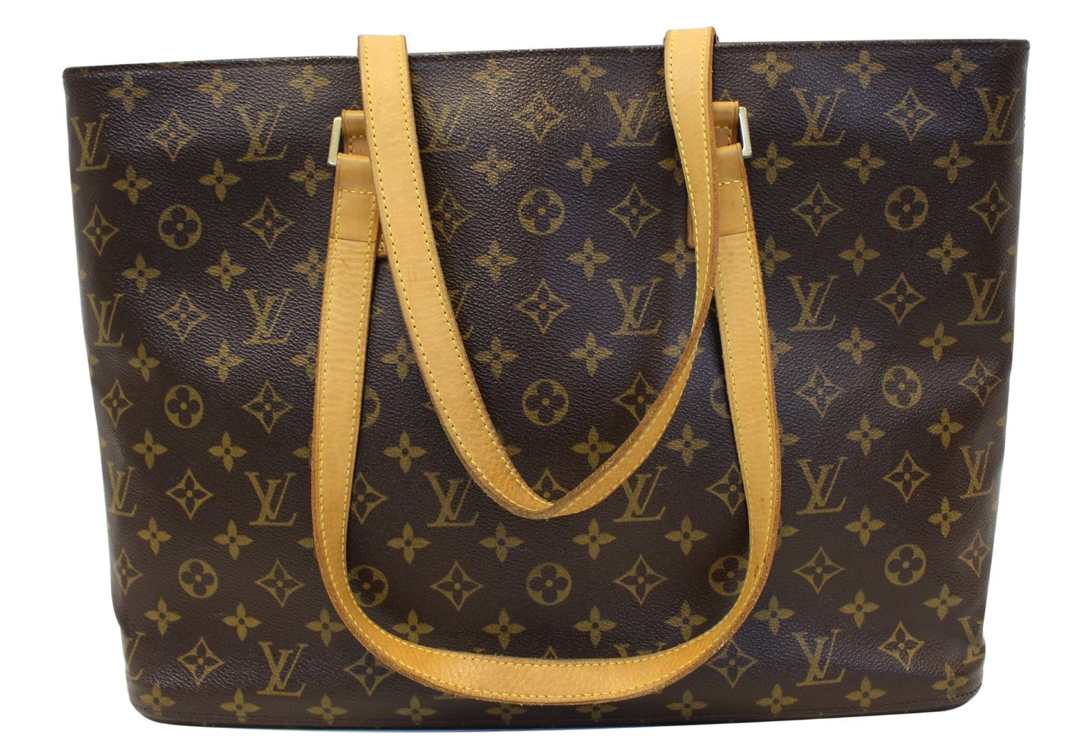 Louis Luco Tote Handbag Canvas Monogram Tote Bag