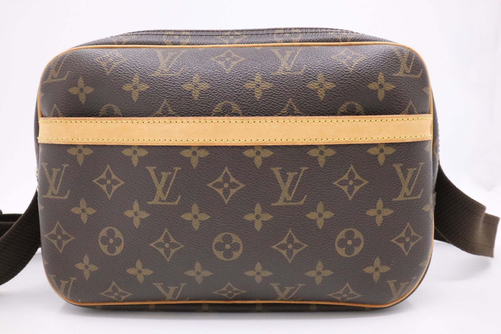 Louis Vuitton Reporter Monogram PM Canvas Crossbody Bag