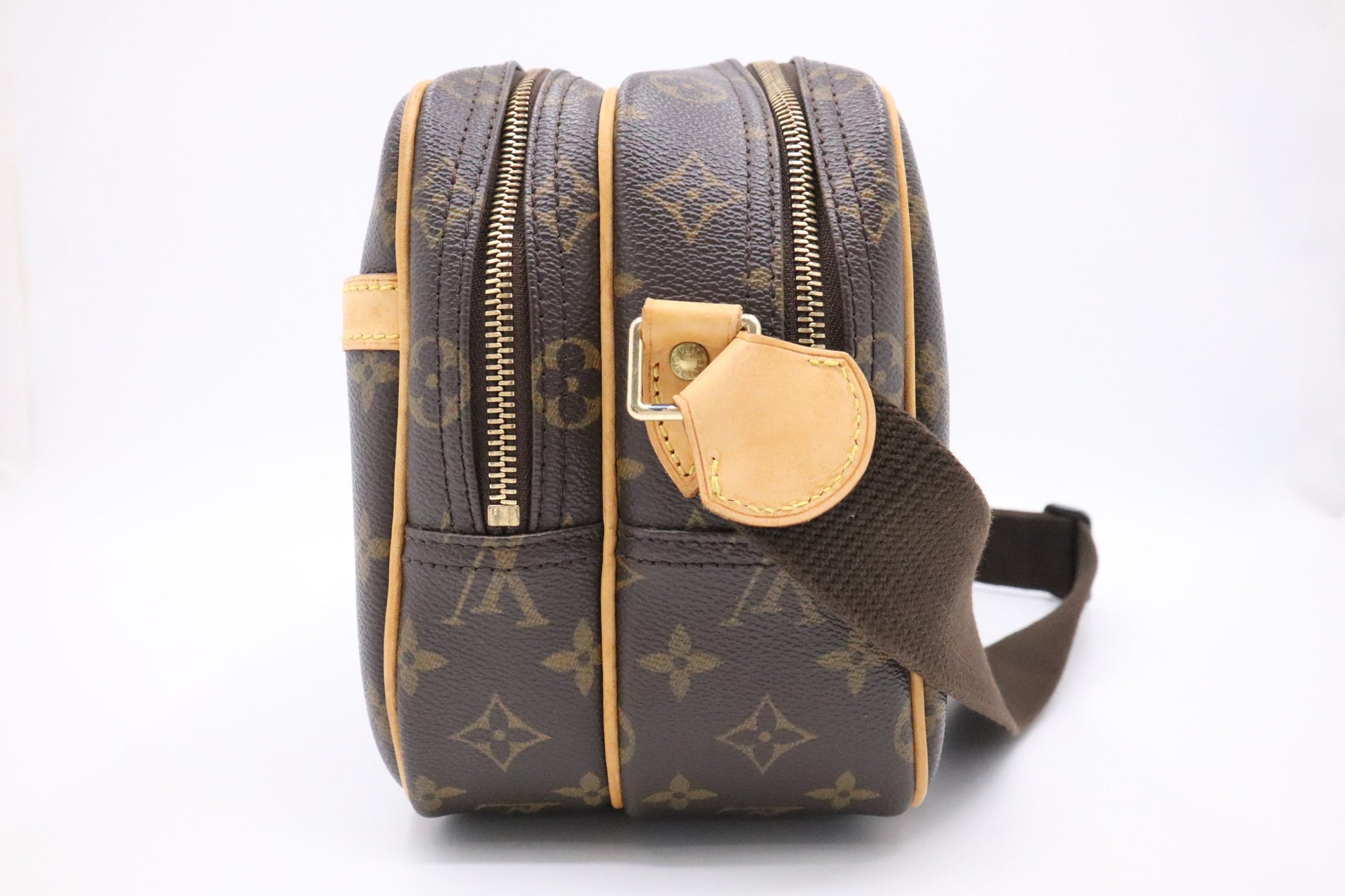Louis Vuitton Reporter Monogram PM Canvas Crossbody Bag