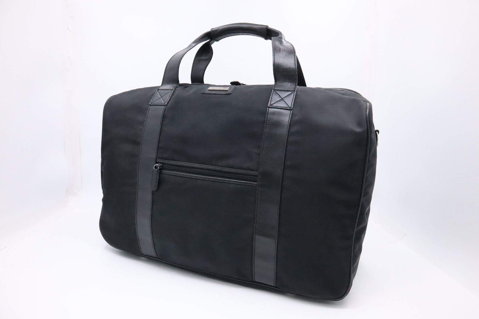 Gucci Boston Canvas Black Handbag