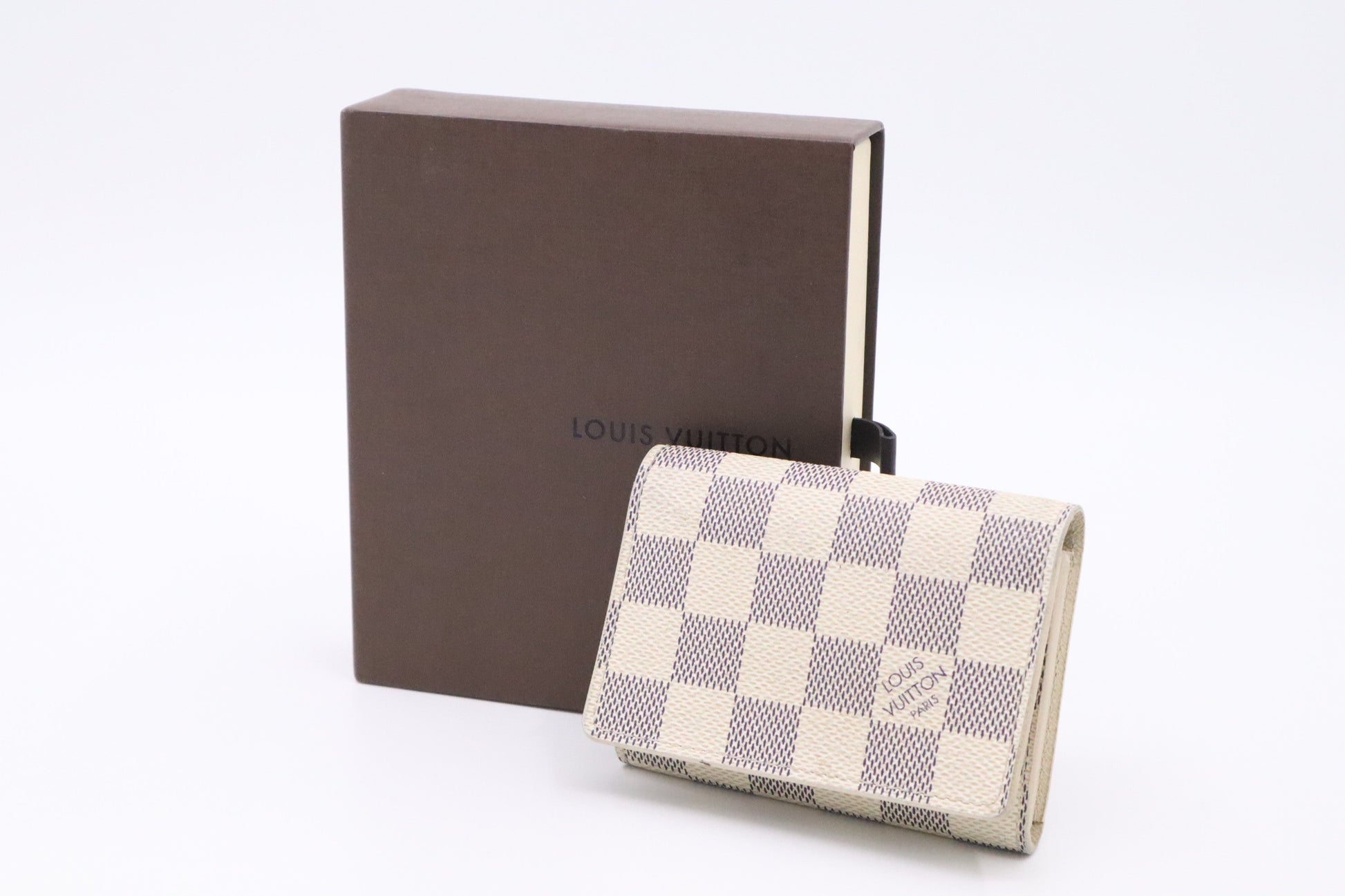Louis Vuitton Card Azur Damier Wallet Case