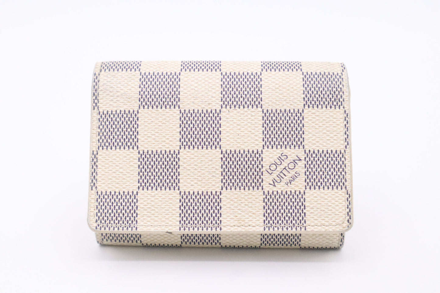 Louis Vuitton Card Azur Damier Wallet Case
