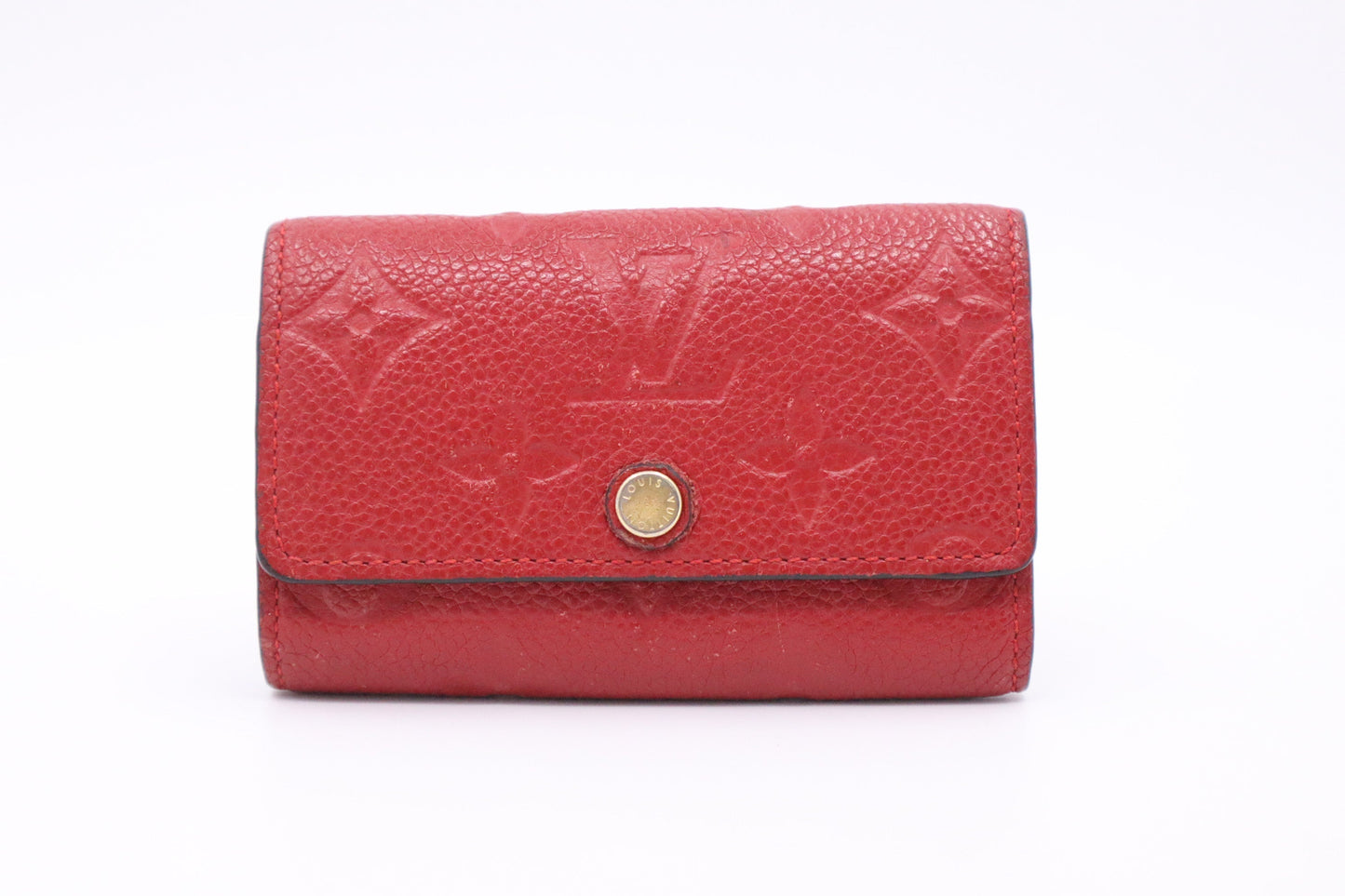 Louis Vuitton Key Empreinte Leather Red Handbag