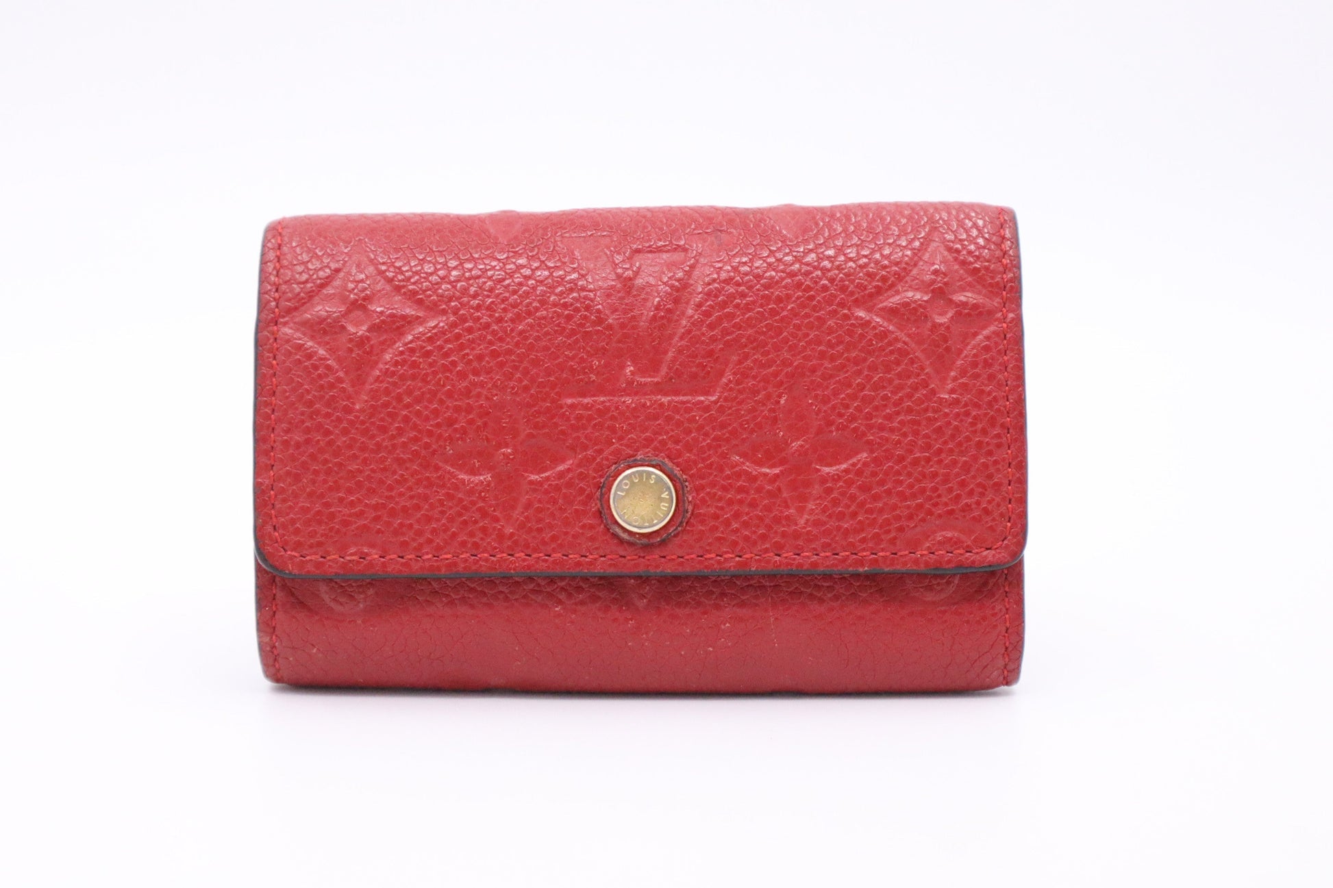 Louis Vuitton Key Empreinte Leather Red Handbag