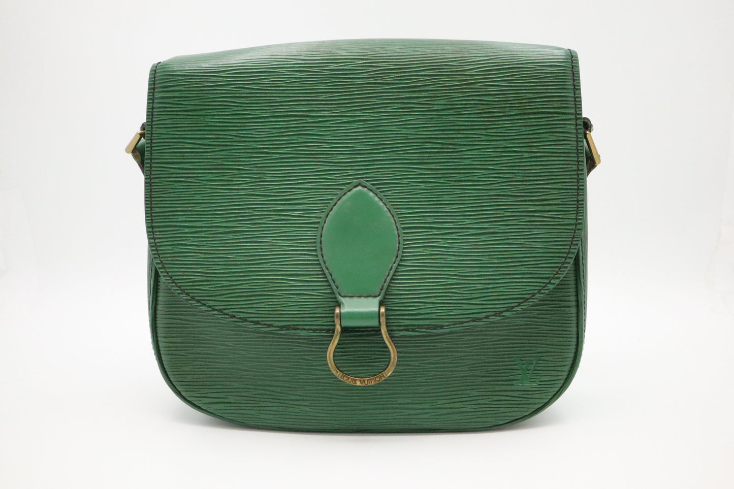 Louis Vuitton Saint Cloud Green GM Leather Epi Handbag