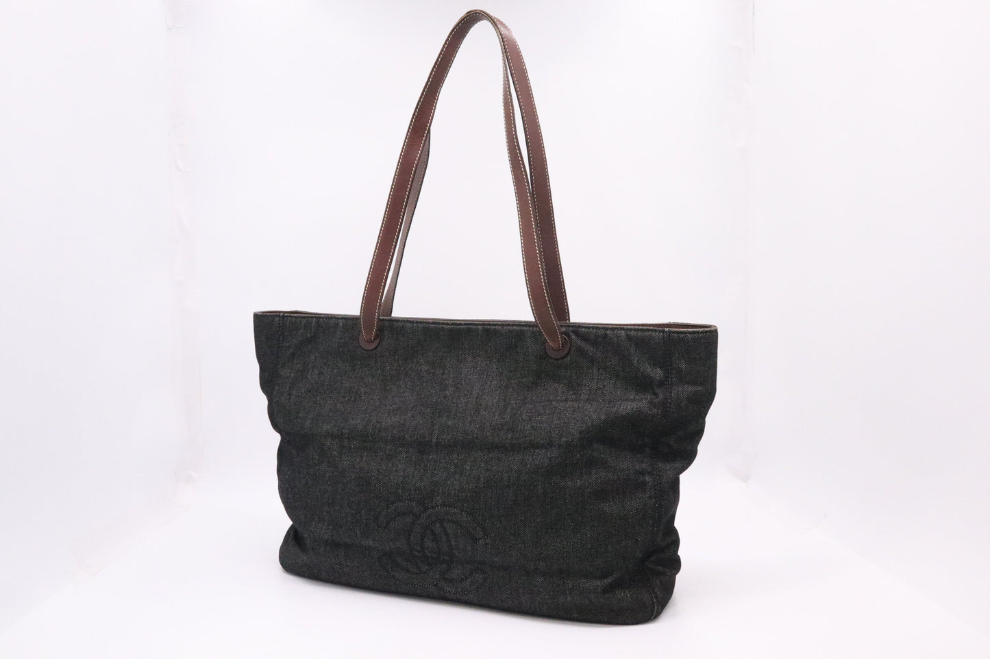 Chanel CC Denim Tote Bag In Denim