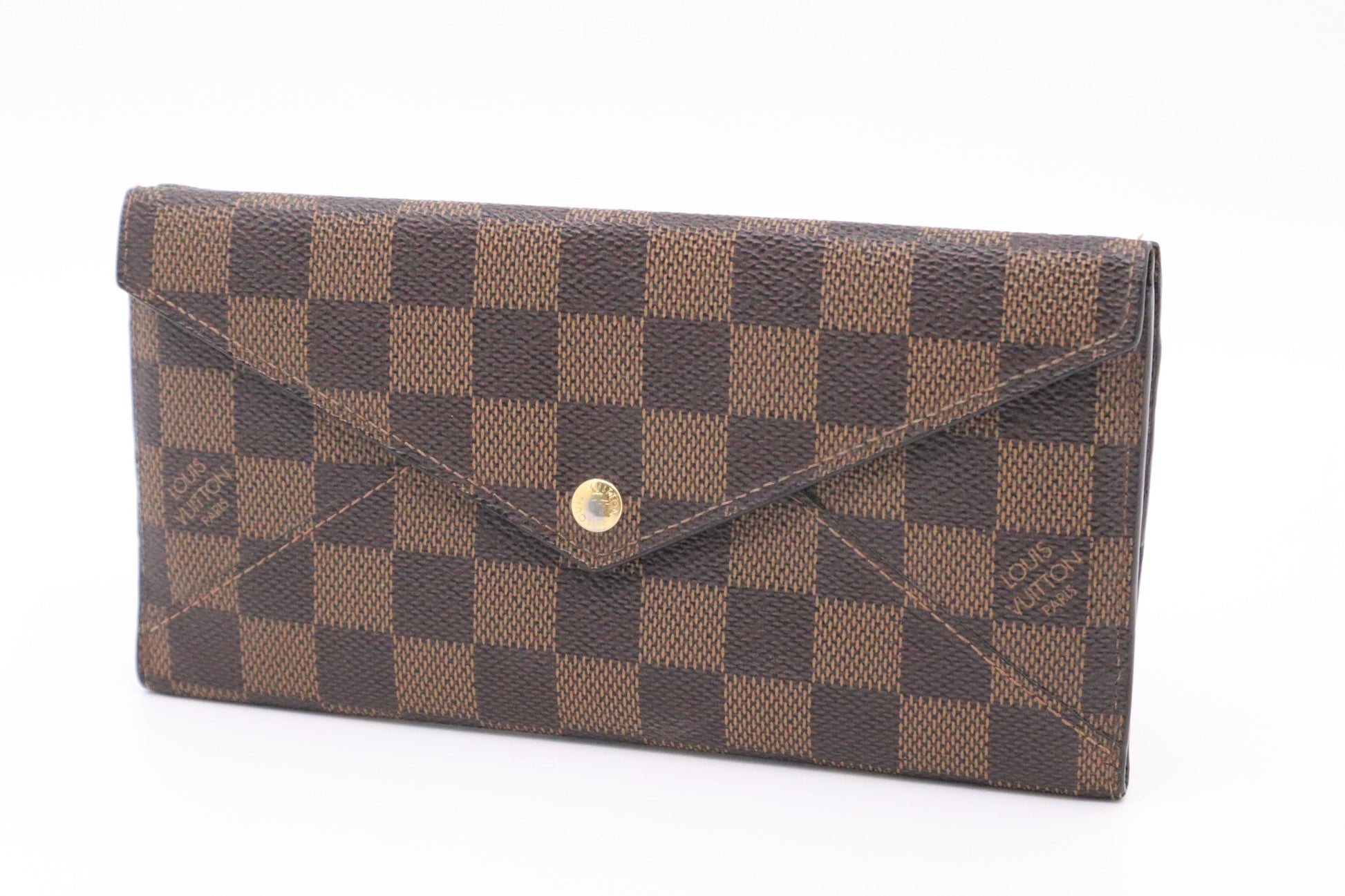 Louis Vuitton Origami Long Ebene Damier Canvas Wallet Case