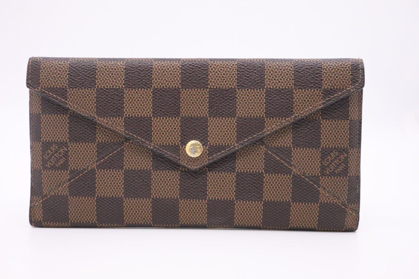Louis Vuitton Origami Long Ebene Damier Canvas Wallet Case
