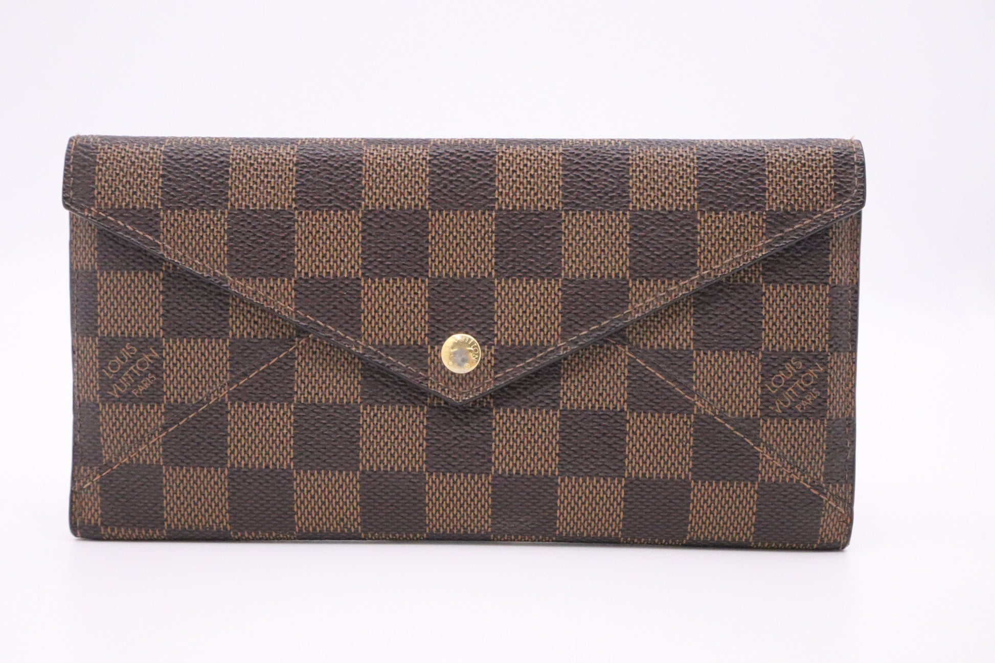 Louis Vuitton Origami Long Ebene Damier Canvas Wallet Case