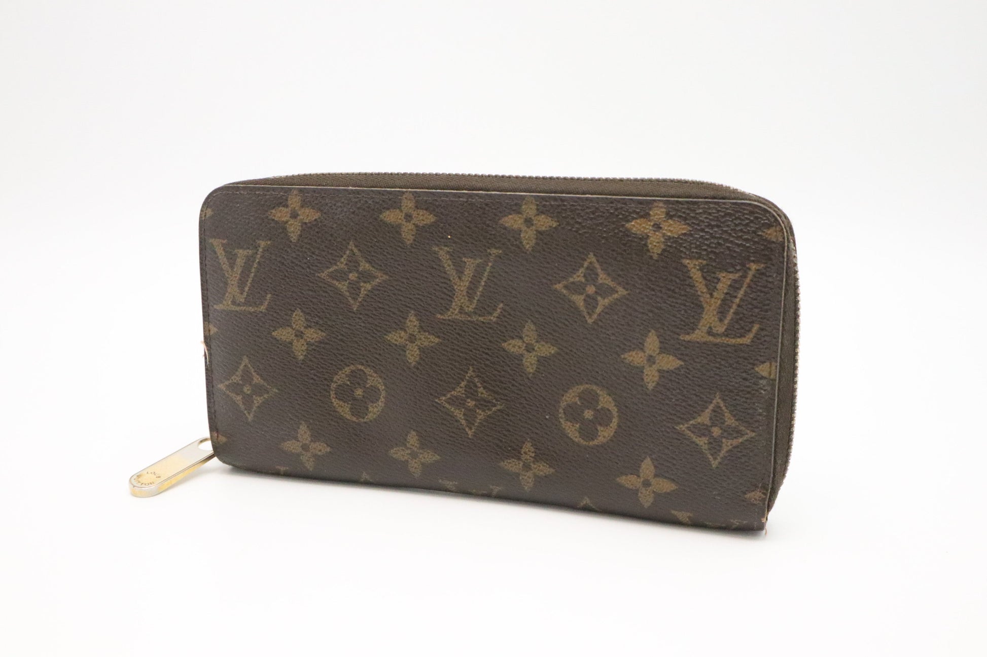 Louis Vuitton Long Zippy Monogram Canvas Wallet Case Monogram Canvas