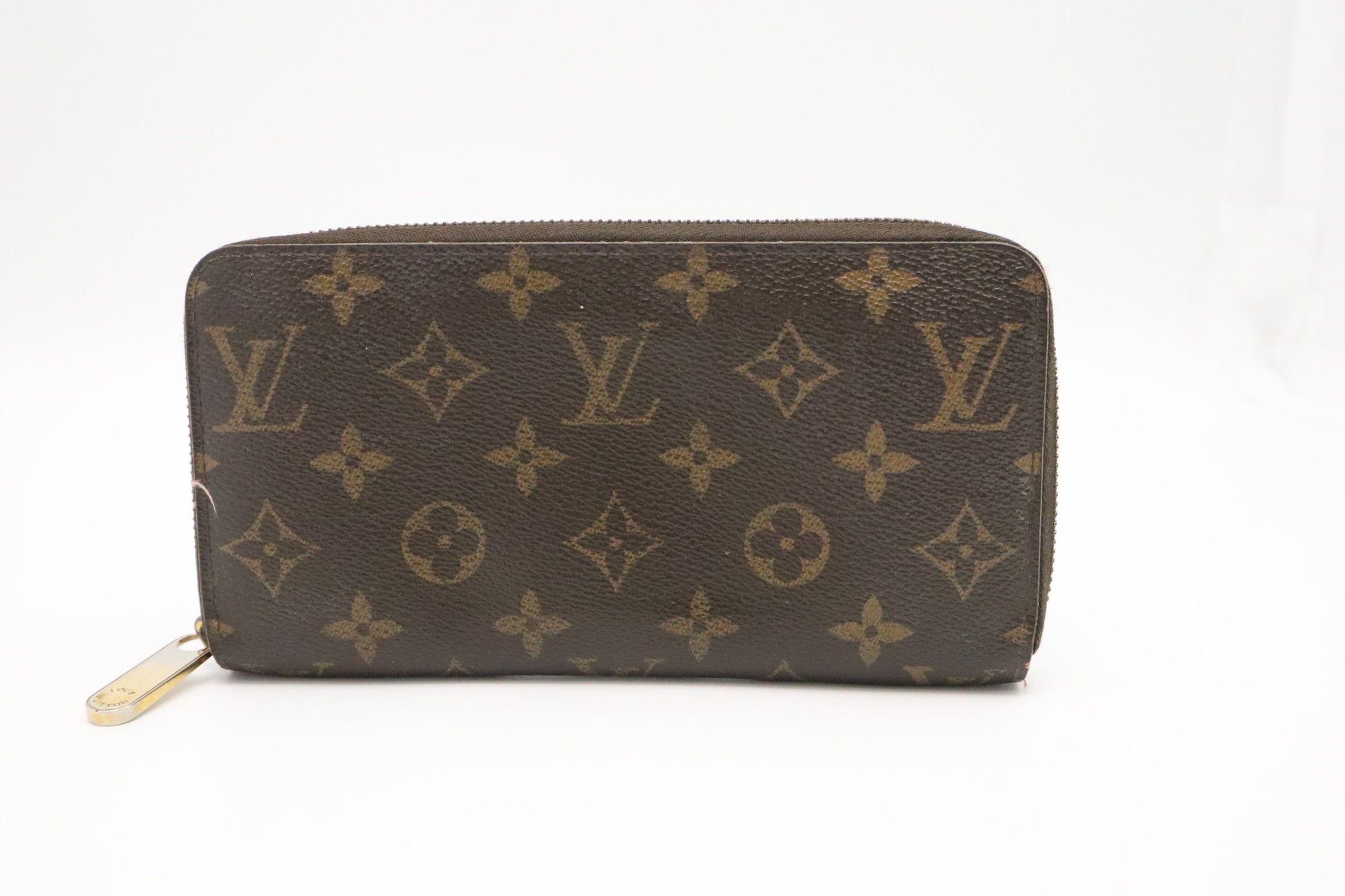 Louis Vuitton Long Zippy Monogram Canvas Wallet Case Monogram Canvas