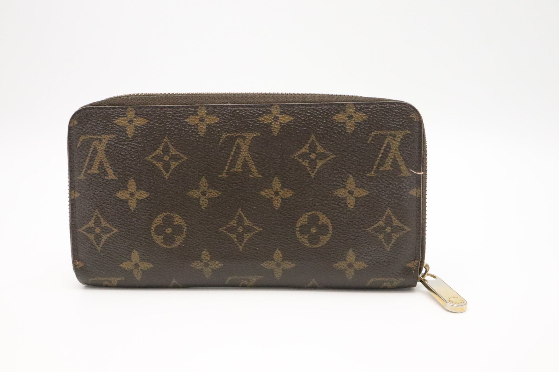 Louis Vuitton Long Zippy Monogram Canvas Wallet Case Monogram Canvas