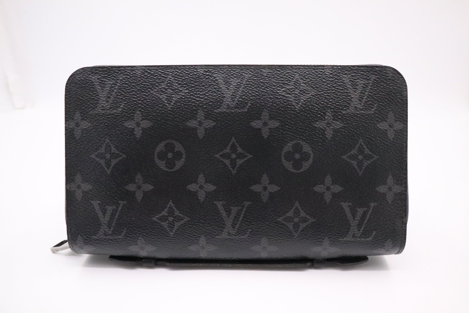 Louis Vuitton Zippy XL Eclipse Monogram Canvas Wallet Case