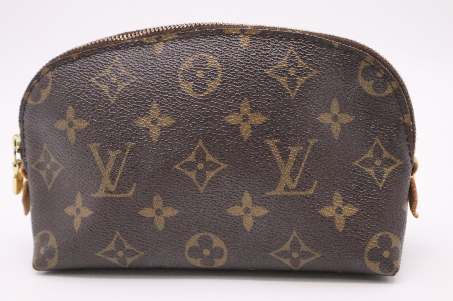 Louis Vuitton Pochette Cosmetics PM Monogram Canvas Clutch Bag Canvas 2