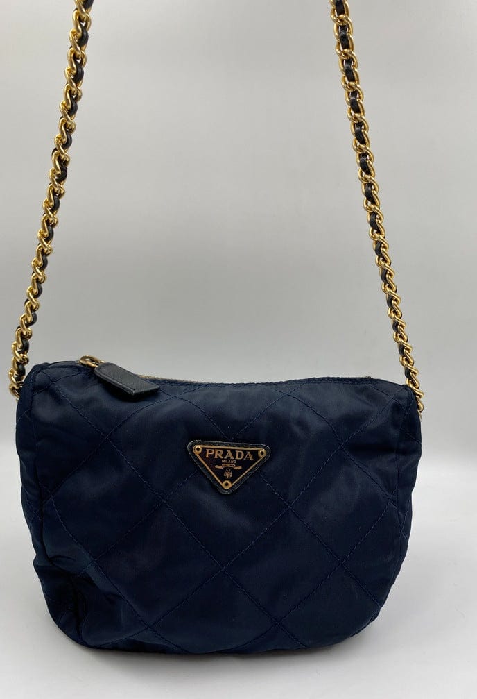 Prada Crossbody Bag Nylon Navy