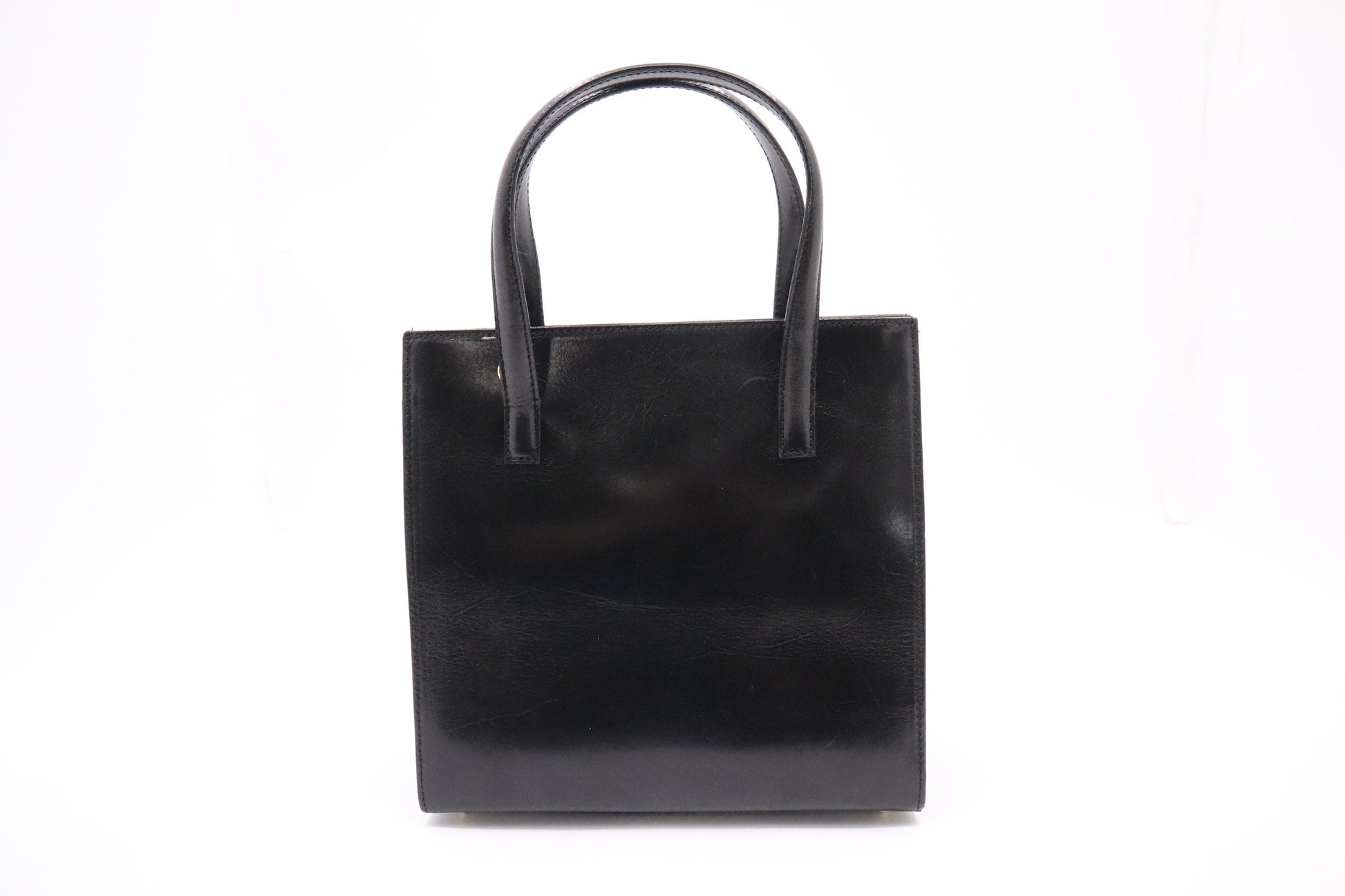 Fendi Way Handbag In Leather Black Travel Bag