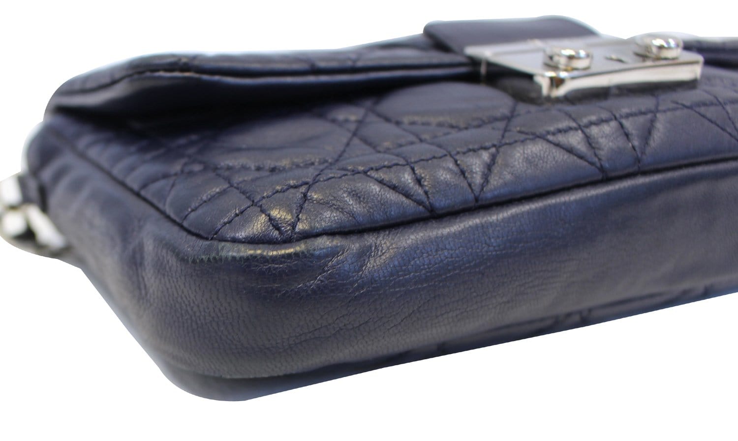 Dior Miss Cannage Crossbody Bag Leather Quilted Black