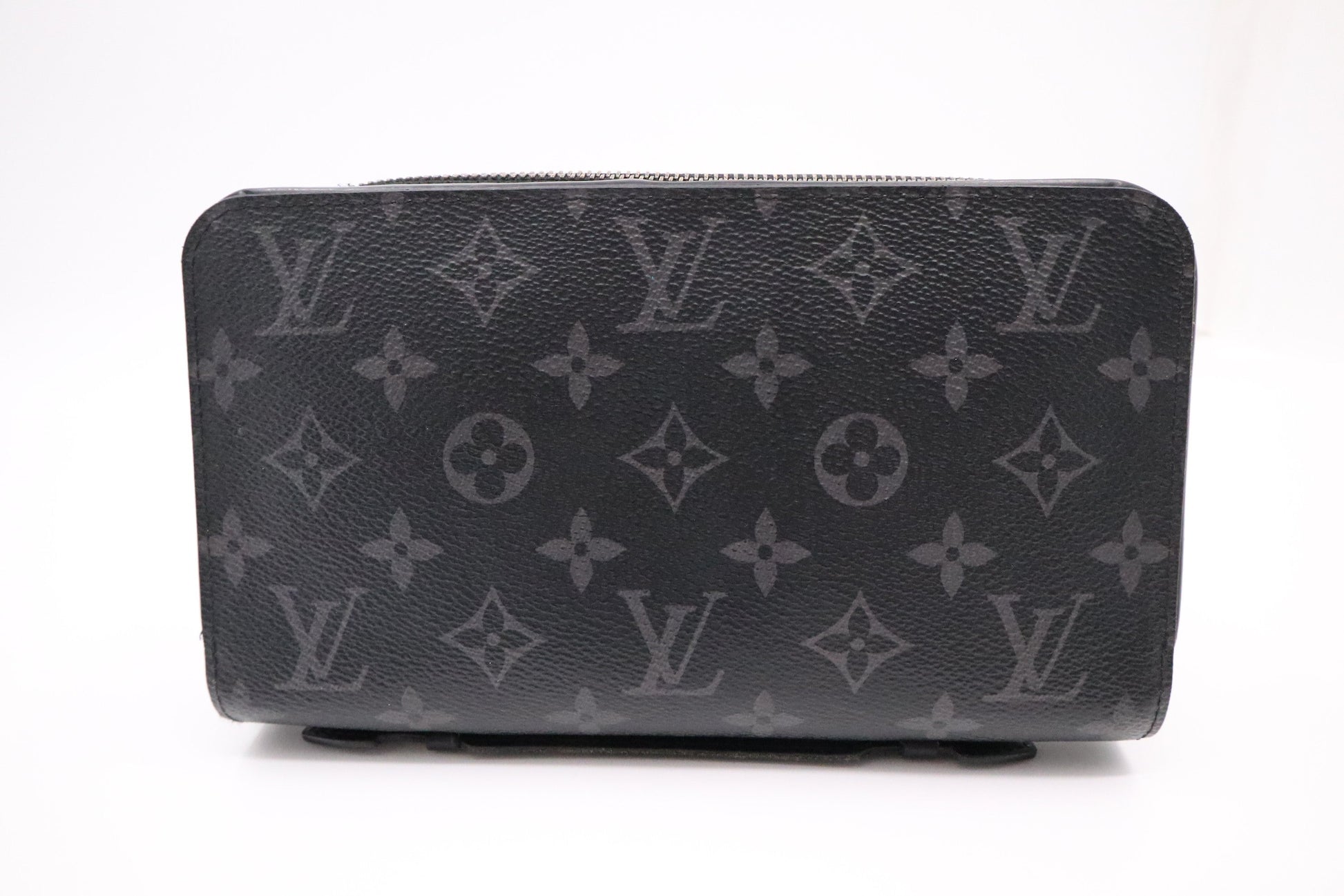 Louis Vuitton Zippy XL Eclipse Monogram Canvas Wallet Case Eclipse 1