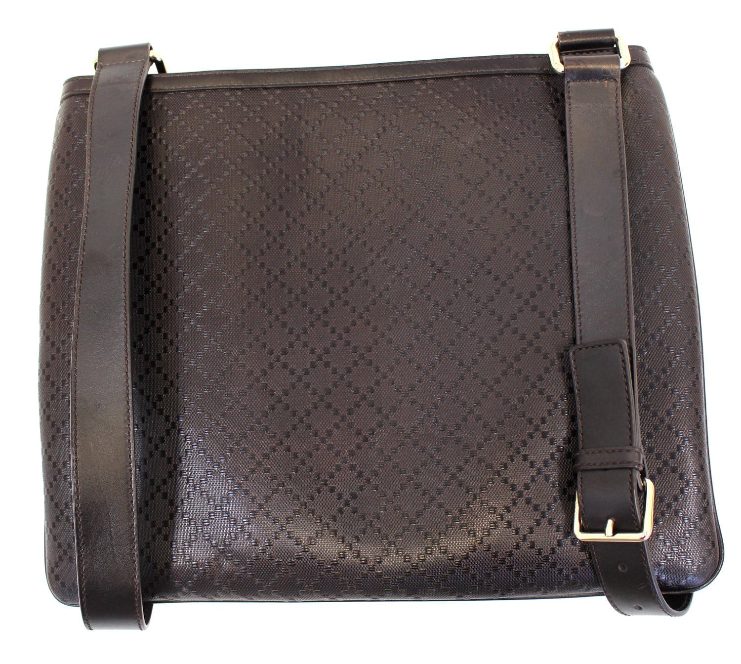 Gucci Hilary Lux Diamante Messenger Bag Leather Black Shoulder Bag