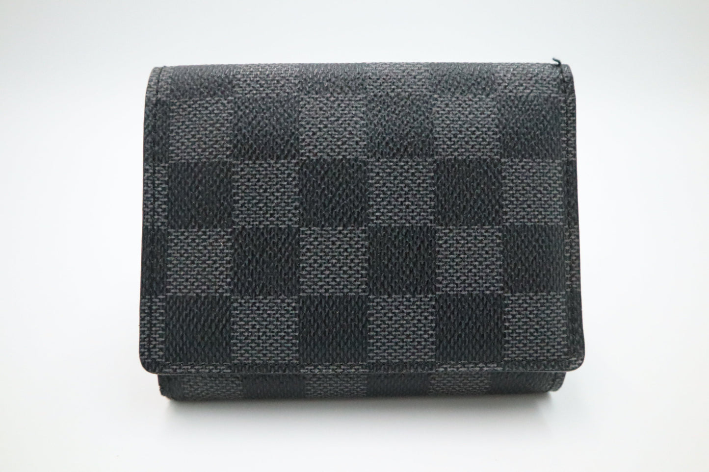 Louis Vuitton Compact Trifold Graphite Damier Canvas Wallet Case