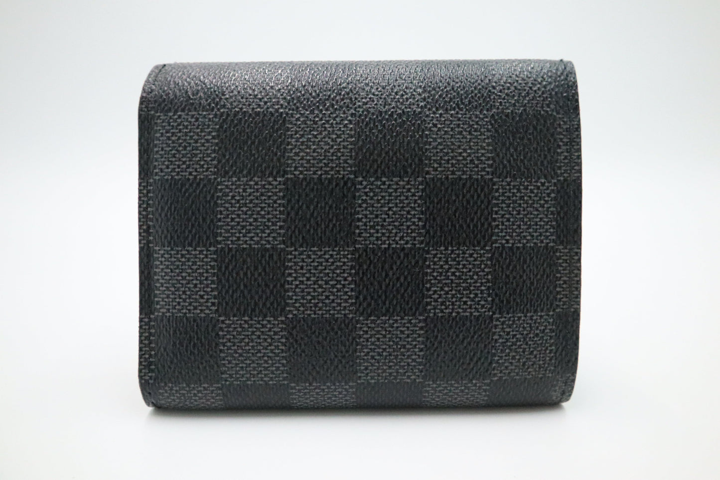 Louis Vuitton Compact Trifold Graphite Damier Canvas Wallet Case