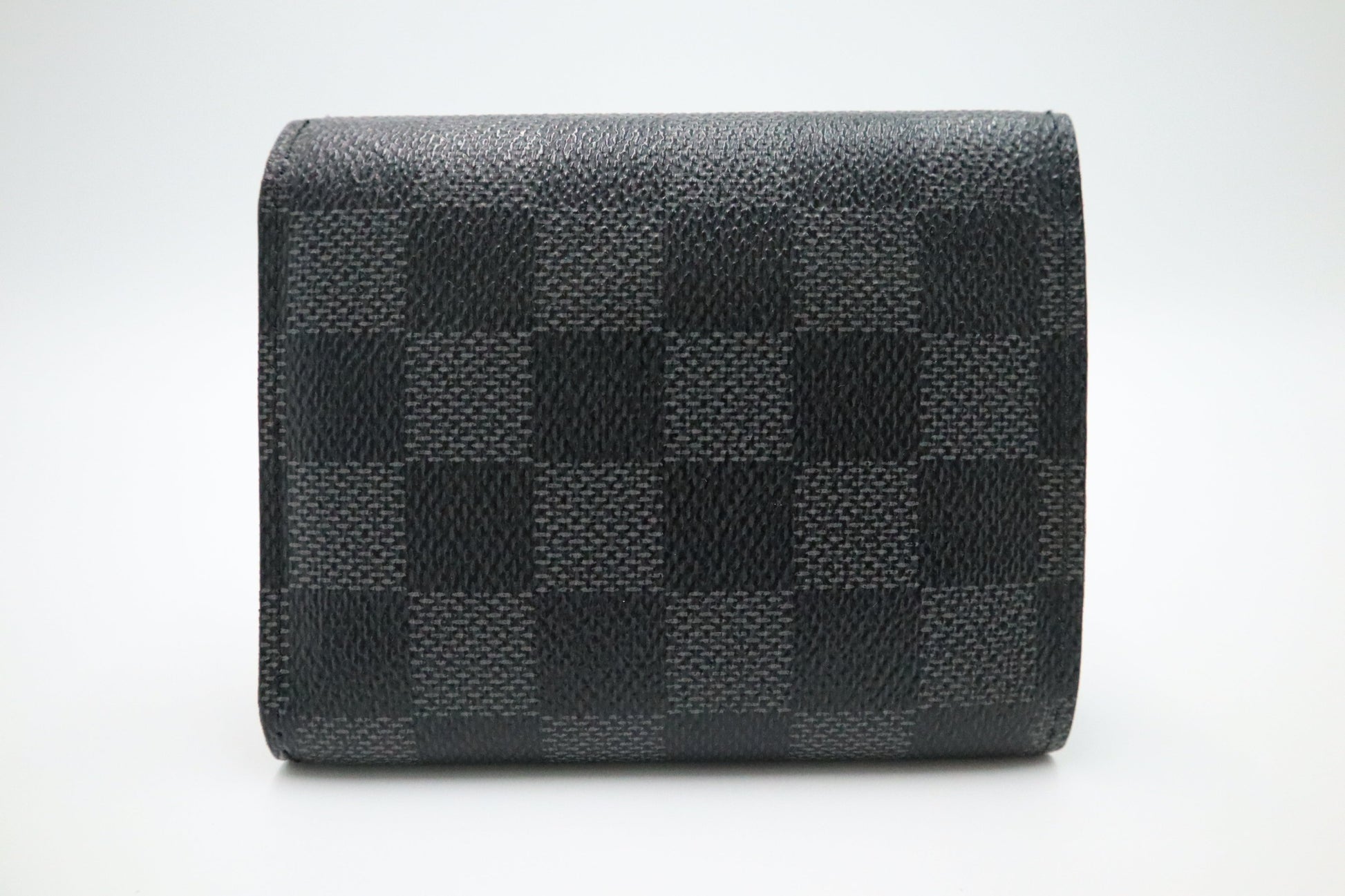 Louis Vuitton Compact Trifold Graphite Damier Canvas Wallet Case