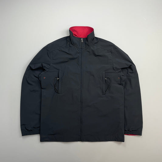 Prada Handbag Sport & 00s Reversible Track Windbreaker Jacket Nylon Red Navy