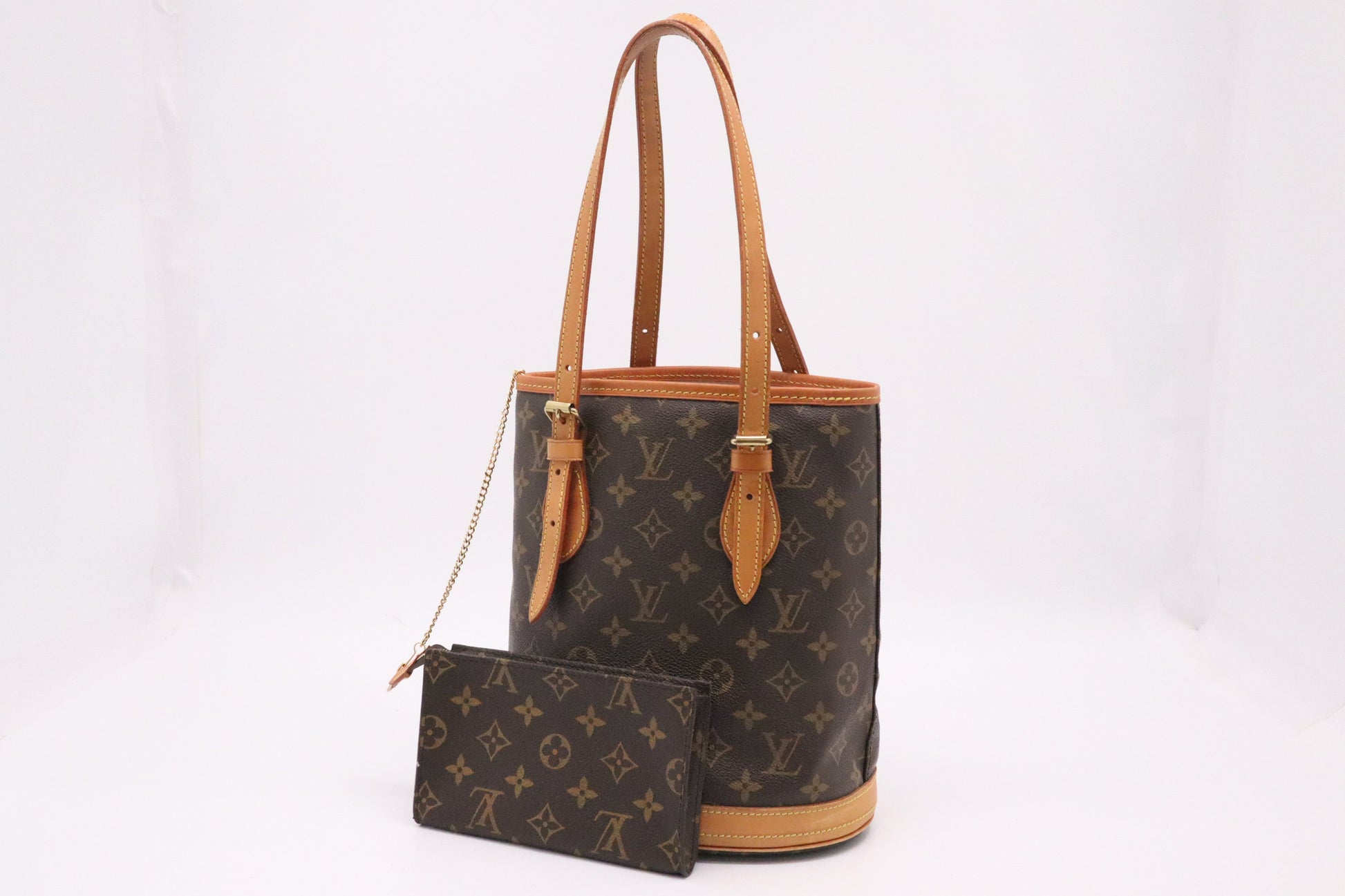 Louis Vuitton Bucket PM Monogram Canvas Bucket Bag Canvas 2