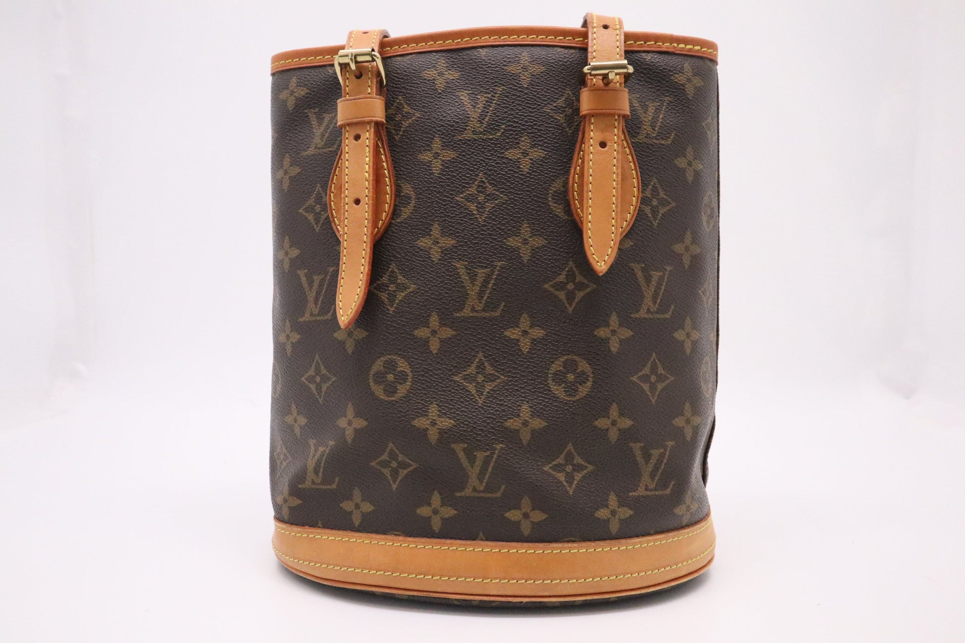 Louis Vuitton Bucket PM Monogram Canvas Bucket Bag Canvas 2