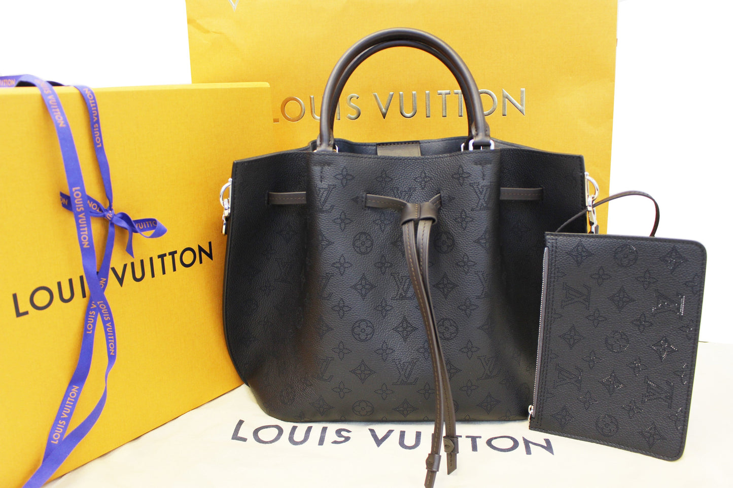 Louis Girolata Mahina Shoulder Bag Leather Monogram