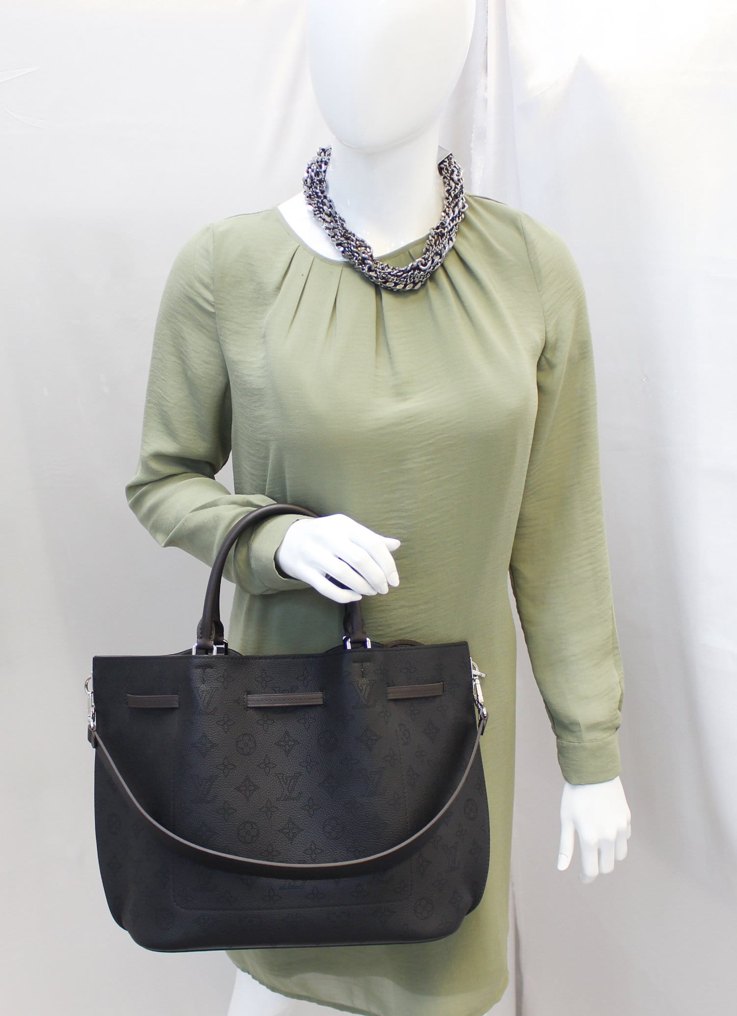 Louis Girolata Mahina Shoulder Bag Leather Monogram