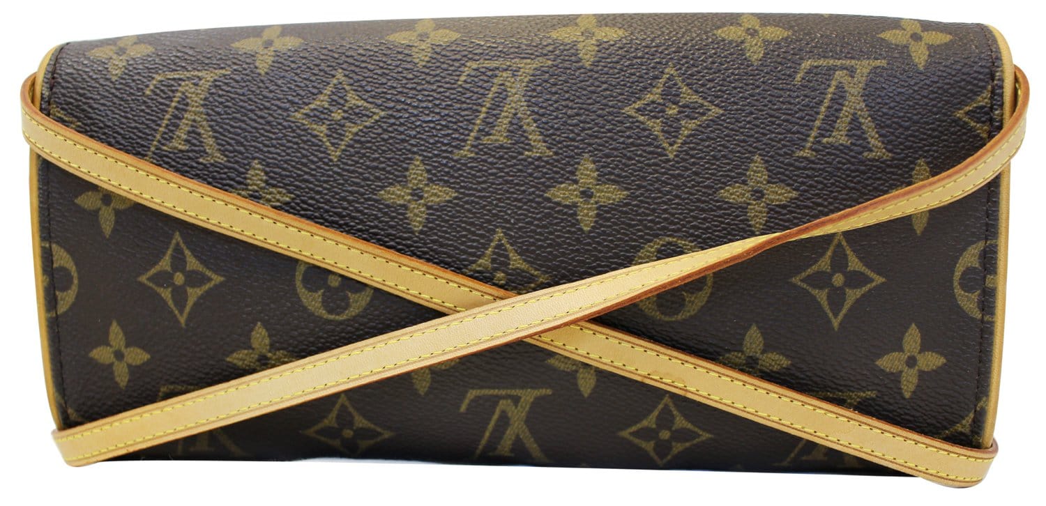 Louis Twin Gm Pochette Shoulder Bag Canvas Monogram